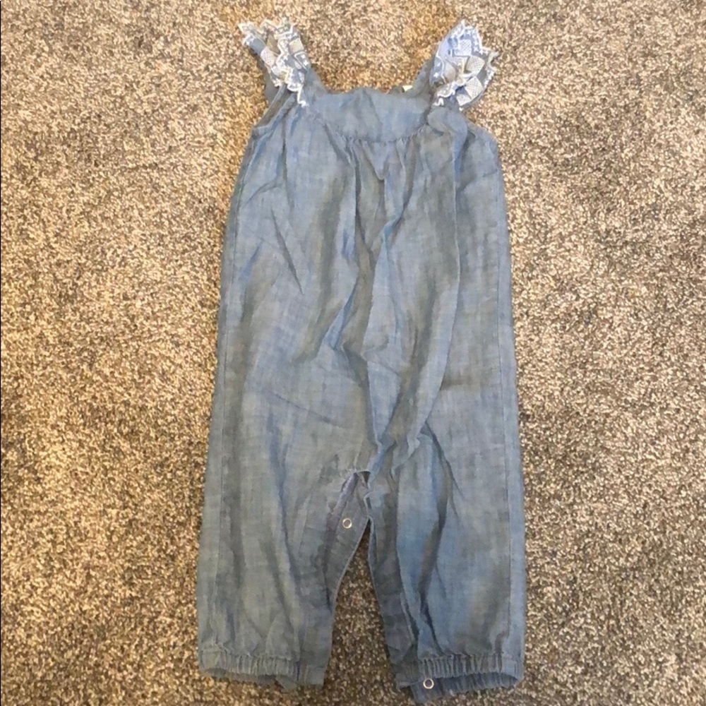 Infants jean romper